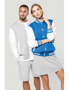 K-KA497-UNISEX TEDDY FLEECE JACKET 2